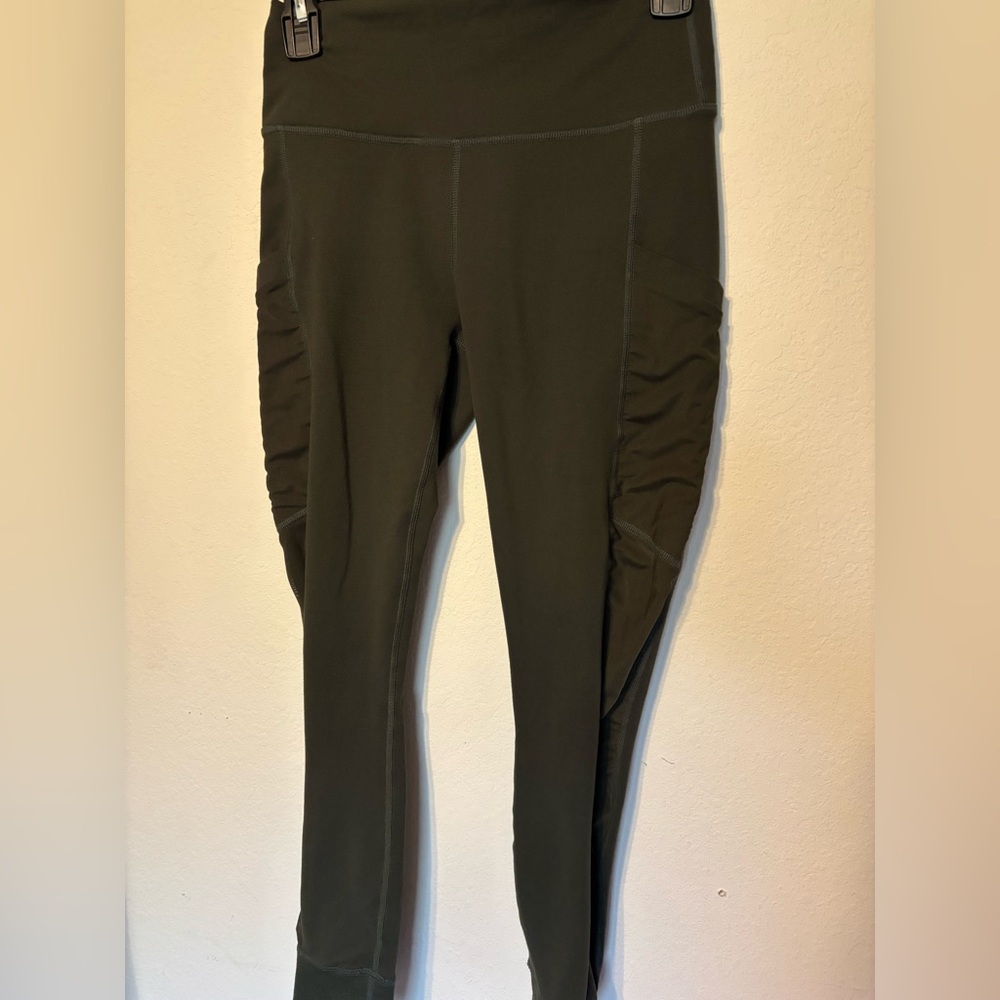 Fabletics Olive Green High-Waist Leggings
